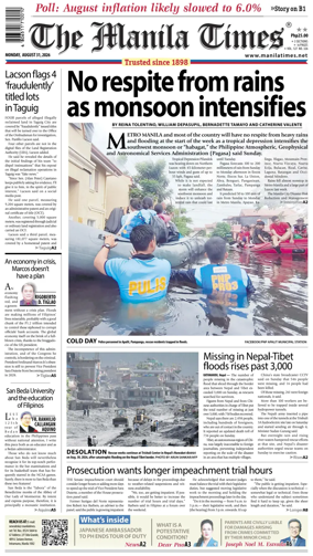 Cover of The Manila Times