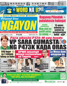 Cover of Pilipino Star Ngayon