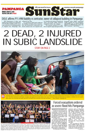 Cover of Sun.Star Pampanga