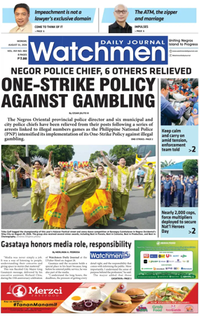 Cover of Watchmen Daily Journal