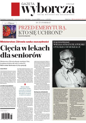 Cover of Gazeta Wyborcza