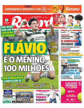Cover of Record (Portugal)