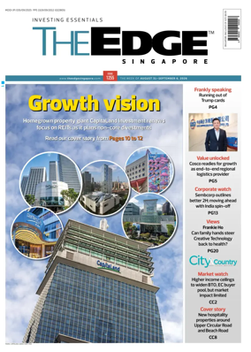 Cover of The Edge Singapore