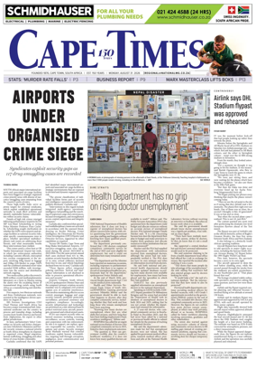 Cover of Cape Times