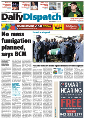 Cover of Daily Dispatch