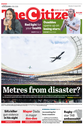 Cover of The Citizen (KZN)