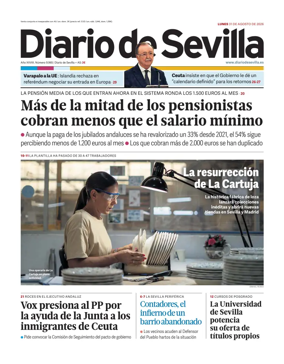 Cover of Diario de Sevilla