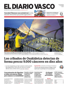 Cover of Diario Vasco (Tolosa-Goierri)