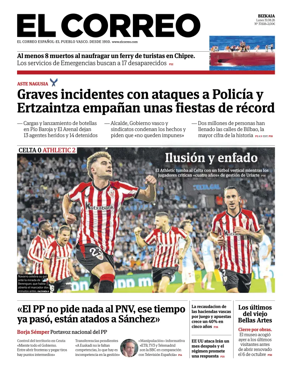 Cover of El Correo (Vizcaya)