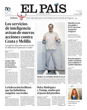 Cover of El Pais (Galicia)