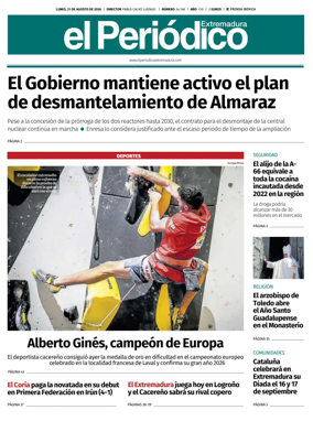 Cover of El Periodico Extremadura