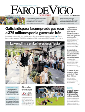 Cover of Faro de Vigo (Ourense)