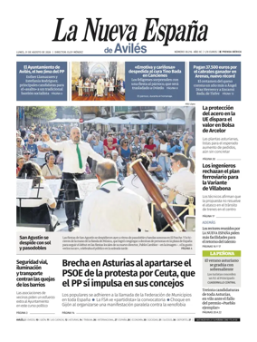 Cover of La Nueva Espana (Aviles)