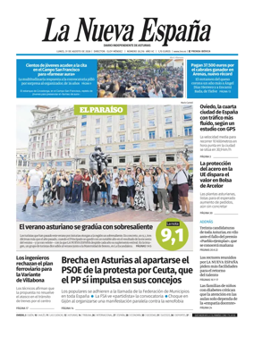 Cover of La Nueva Espana (Oviedo)