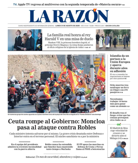 Cover of La Razon (Cataluna)