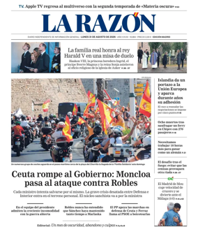 Cover of La Razon (Madrid)