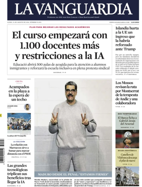 Cover of La Vanguardia (1st Edition)