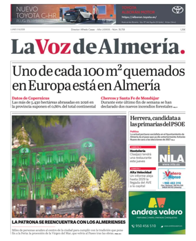 Cover of La Voz de Almeria