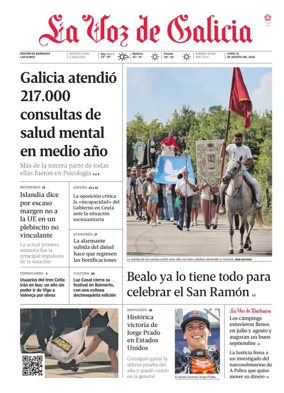 Cover of La Voz de Galicia (Barbanza)