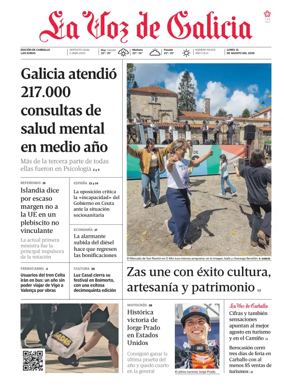Cover of La Voz de Galicia (Carballo)