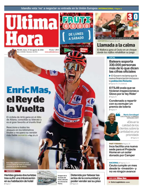 Cover of Ultima Hora
