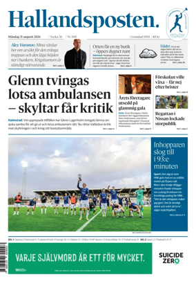 Cover of Hallandsposten