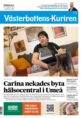 Cover of Vasterbottens-Kuriren