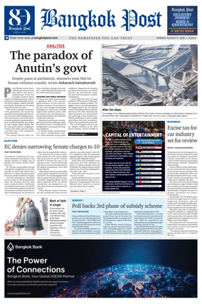Cover of Bangkok Post