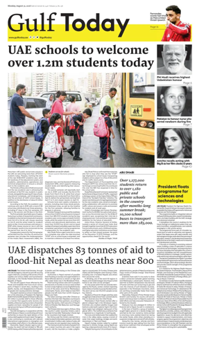Cover of Gulf Today