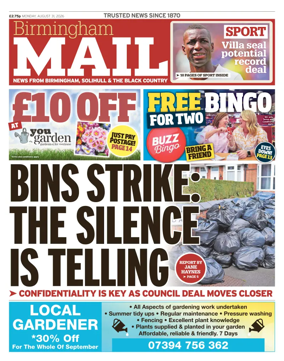 Cover of Birmingham Mail