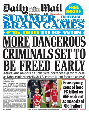 Cover of Daily Mail