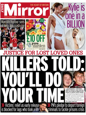 Cover of Daily Mirror