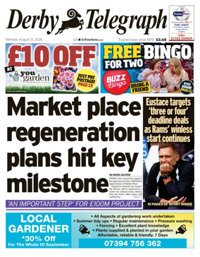 Cover of Derby Telegraph