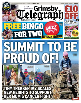 Cover of Grimsby Telegraph