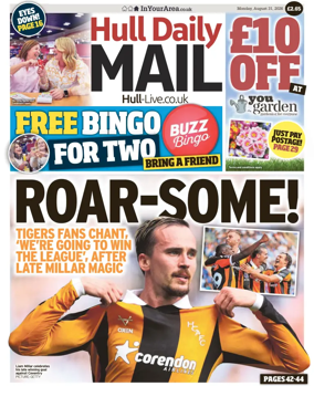 Cover of Hull Daily Mail