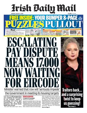 Cover of Irish Daily Mail