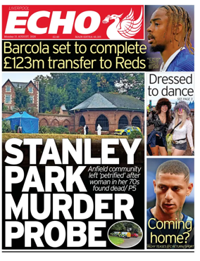 Cover of Liverpool Echo