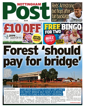 Cover of Nottingham Post