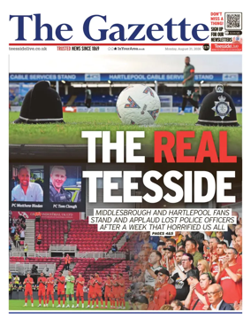 Cover of Teesside Evening Gazette