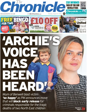 Cover of The Chronicle (UK)