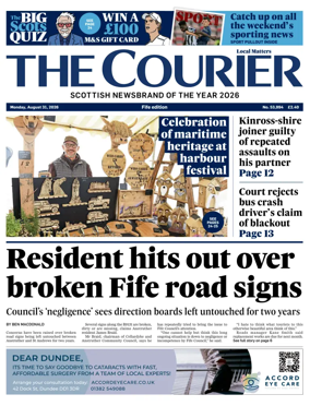 Cover of The Courier & Advertiser (Fife Edition)