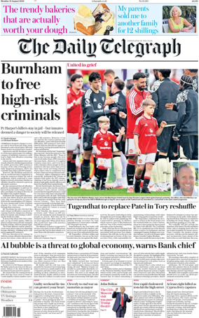 Cover of The Daily Telegraph