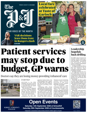 Cover of The Press and Journal (Aberdeen and Aberdeenshire)