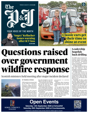 Cover of The Press and Journal (Inverness Highlands and Islands)