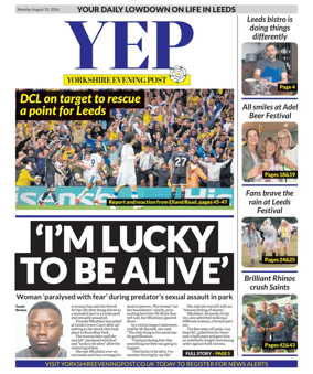 Cover of Yorkshire Evening Post