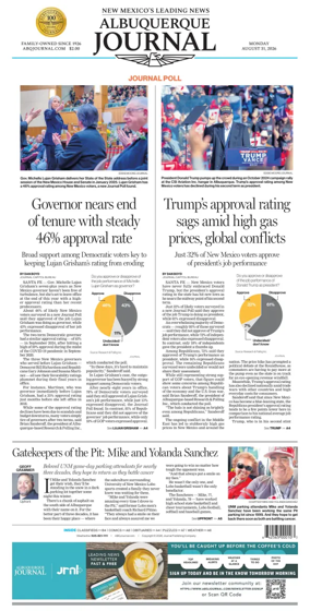 Cover of Albuquerque Journal