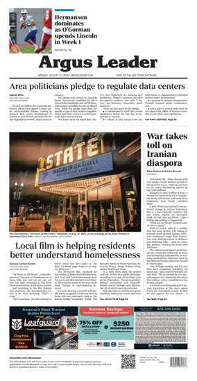 Cover of Argus Leader