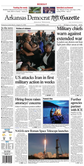 Cover of Arkansas Democrat-Gazette