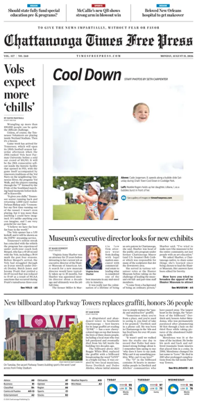 Cover of Chattanooga Times Free Press