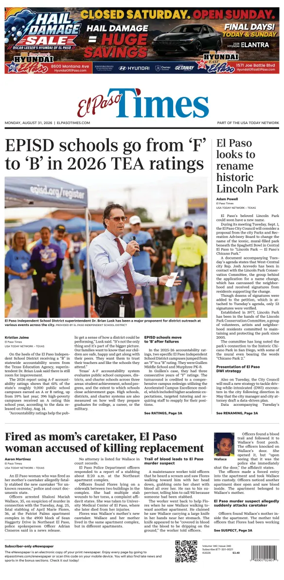 Cover of El Paso Times
